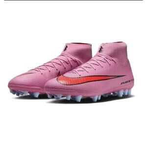 Nike Mens Mercurial Superfly 10 Academy AG Cleats Soccer Pink FQ8329-600 Sz 11.5